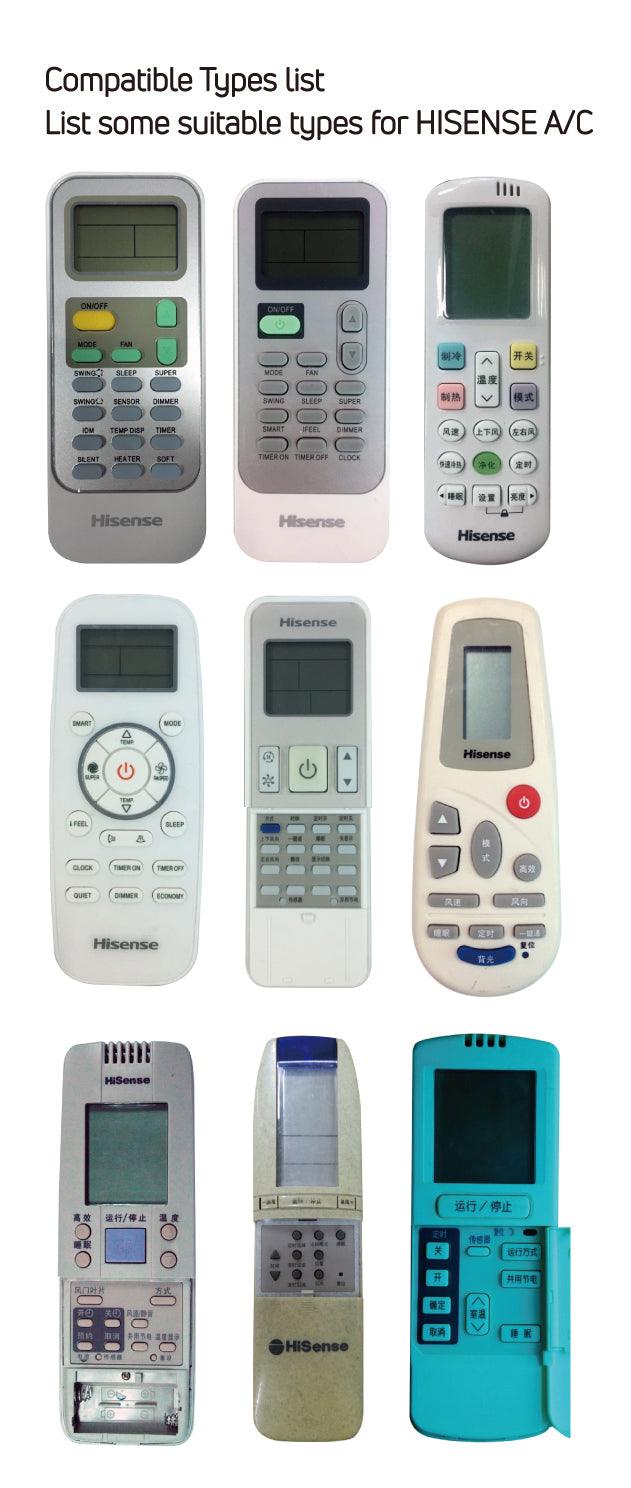 KS-HS01V Universal AC Remote Control For Hisense Air Conditioners