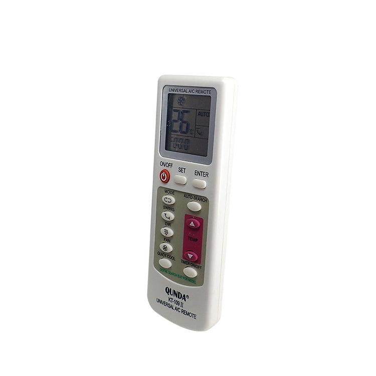 KT-109II Qunda Universal AC Remote Control For LG, Mitsubishi, Toshiba, Hitachi, Fujitsu, Daewoo, Sharp, Samsung, Electrolux, Sanyo, Aux, Gree, Haier