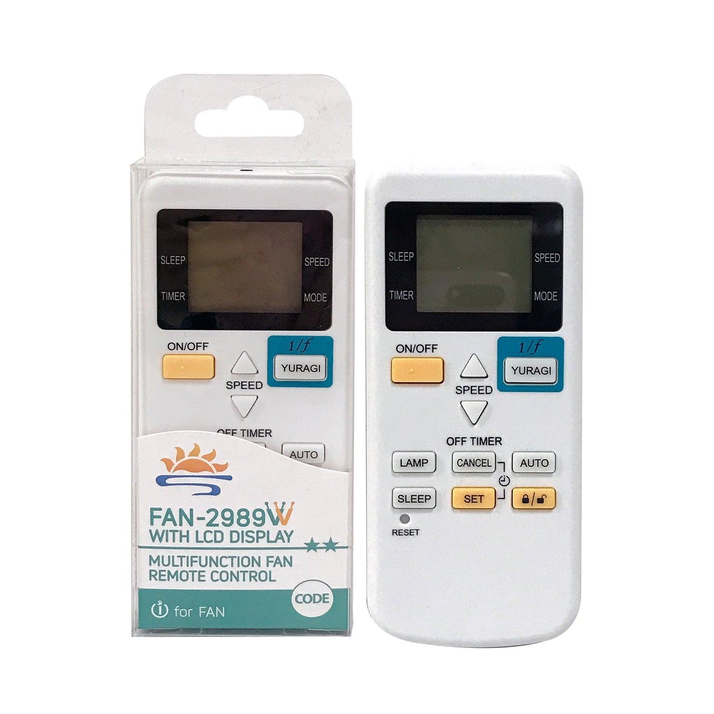 FAN-2989W Ceiling Fan Universal Remote Control