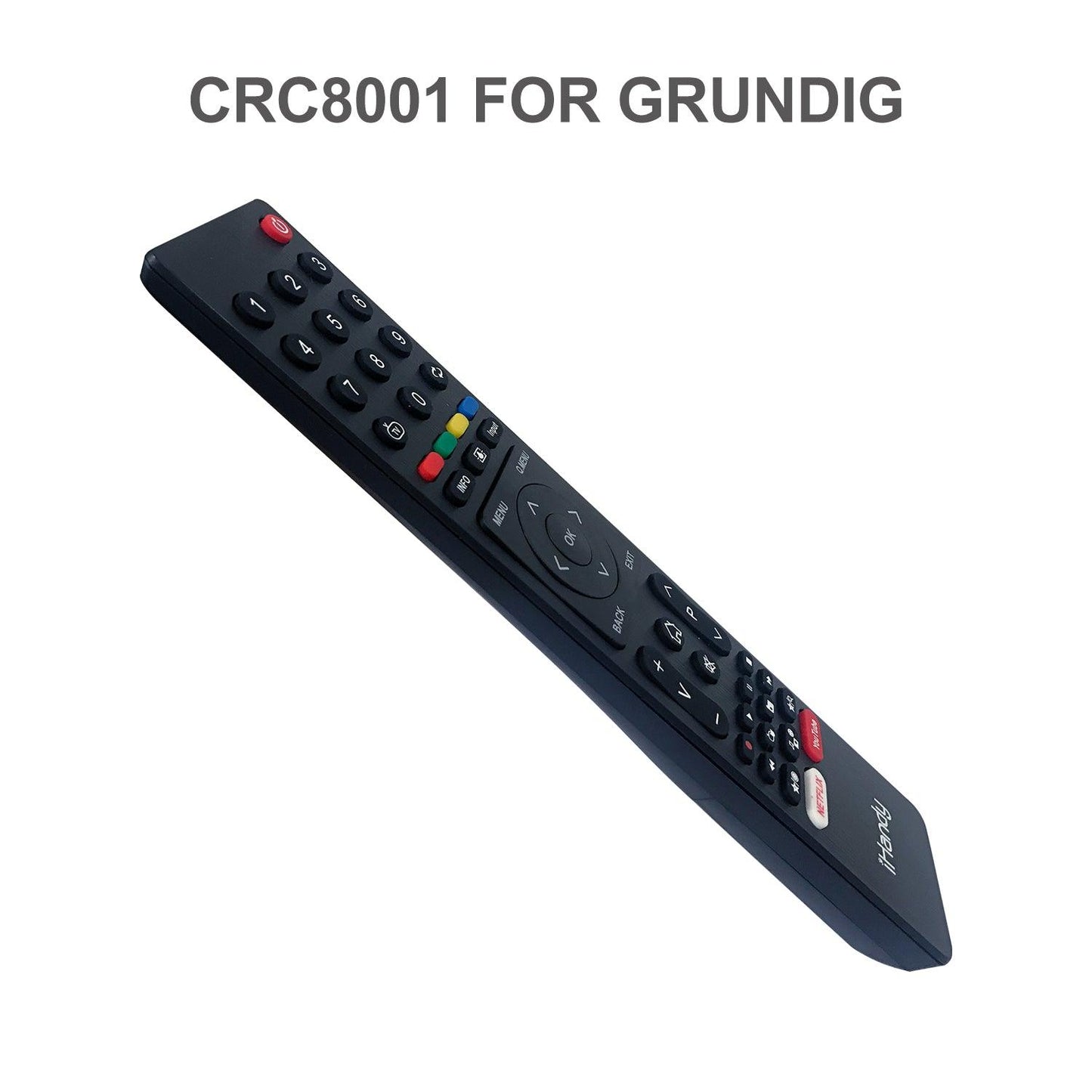 CRC8001 Universal TV Remote Control For All Grundig LCD LED HDTV 3D TVs