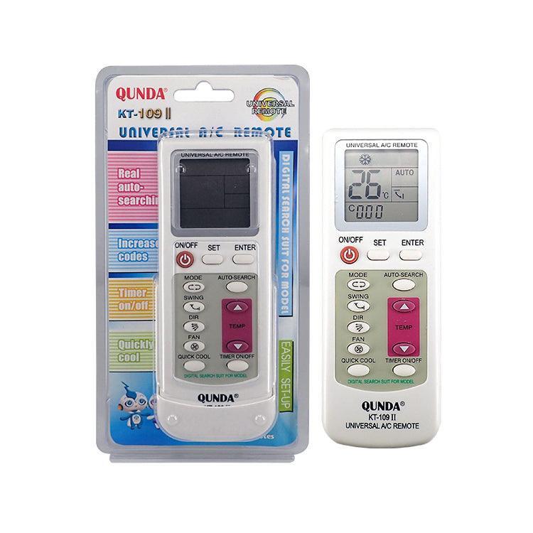 KT-109II Qunda Universal AC Remote Control For LG, Mitsubishi, Toshiba, Hitachi, Fujitsu, Daewoo, Sharp, Samsung, Electrolux, Sanyo, Aux, Gree, Haier