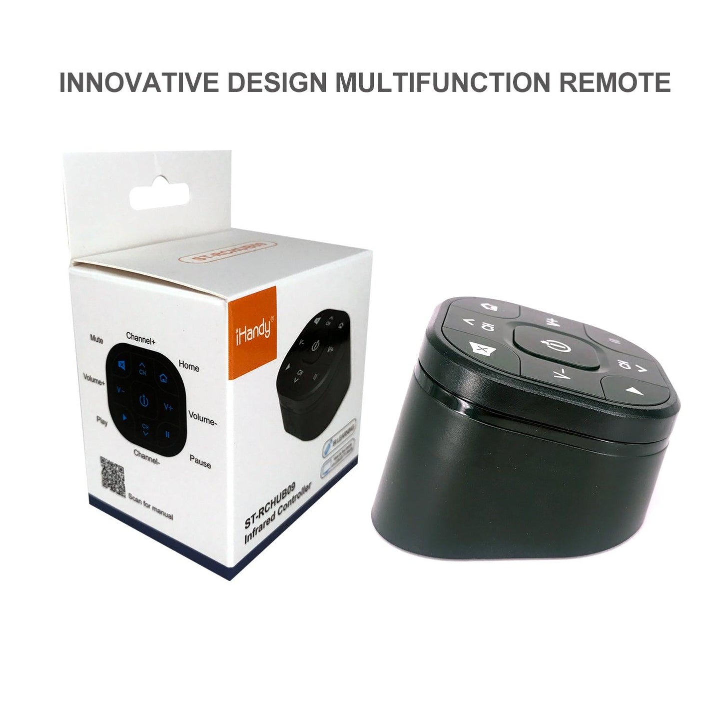ST-RCHUB09 iHandy 4-In-1 Remote Control For TV/ STB Set Top Box/ DVD Player/ Home Theatre. For LG/ Samsung/ Sony/ Panasonic/ Philips Devices.