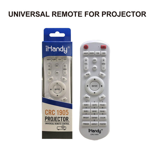 CRC1905 Universal Projector Remote Control, For Most Brands. NEC Sharo BENQ JVC, Epson Eiki Sony And More