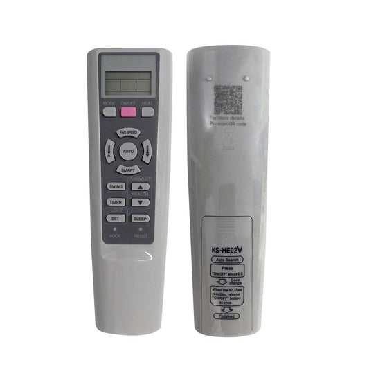 KS-HE02V Universal Remote Control Compatible With Haier Air Conditioners, AC Remote Control with Same Functions as Original