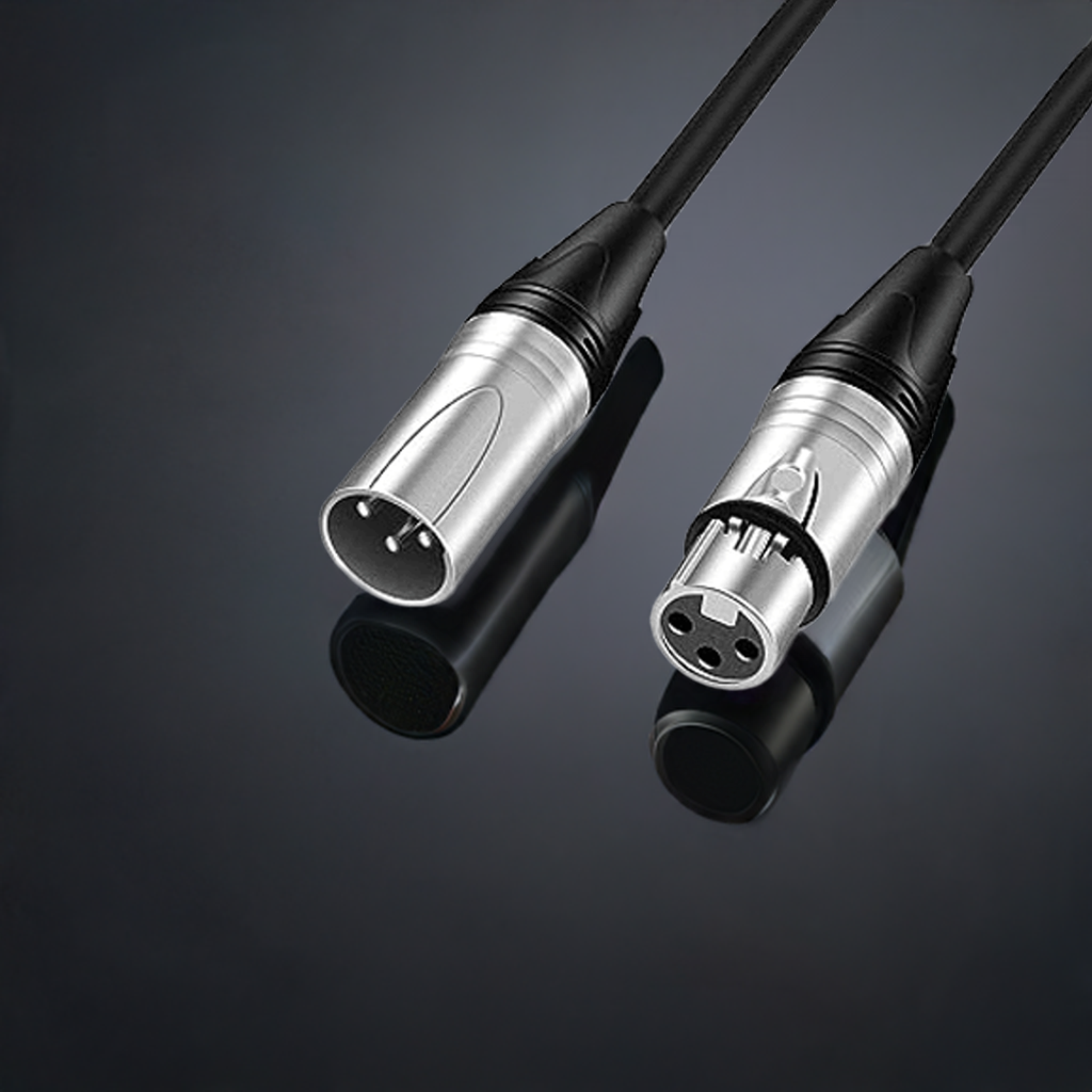 XLR Professional Audio/Stereo Cable, XLR Male to XLR Female Extension Cable For Microphone, Mixer, Recording Studio, Podcast, Music Performance, DJ, MPC480