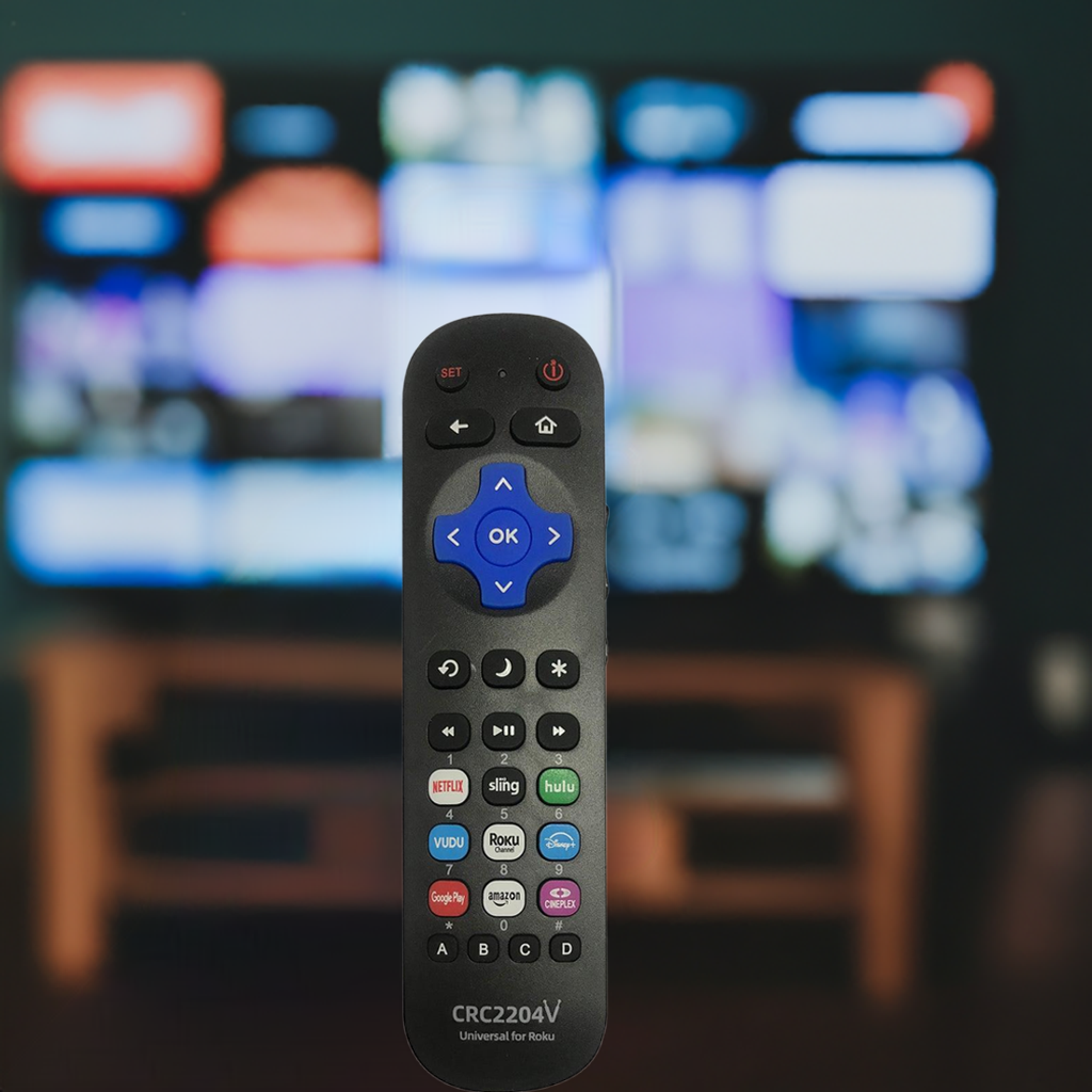Remote Control For All Roku TV, For TCL, Insignia, Hisense, Sharp, Element, Hitachi, RCA, JVC, Onn, Philips TV With Roku TV System [Not For Roku Stick]