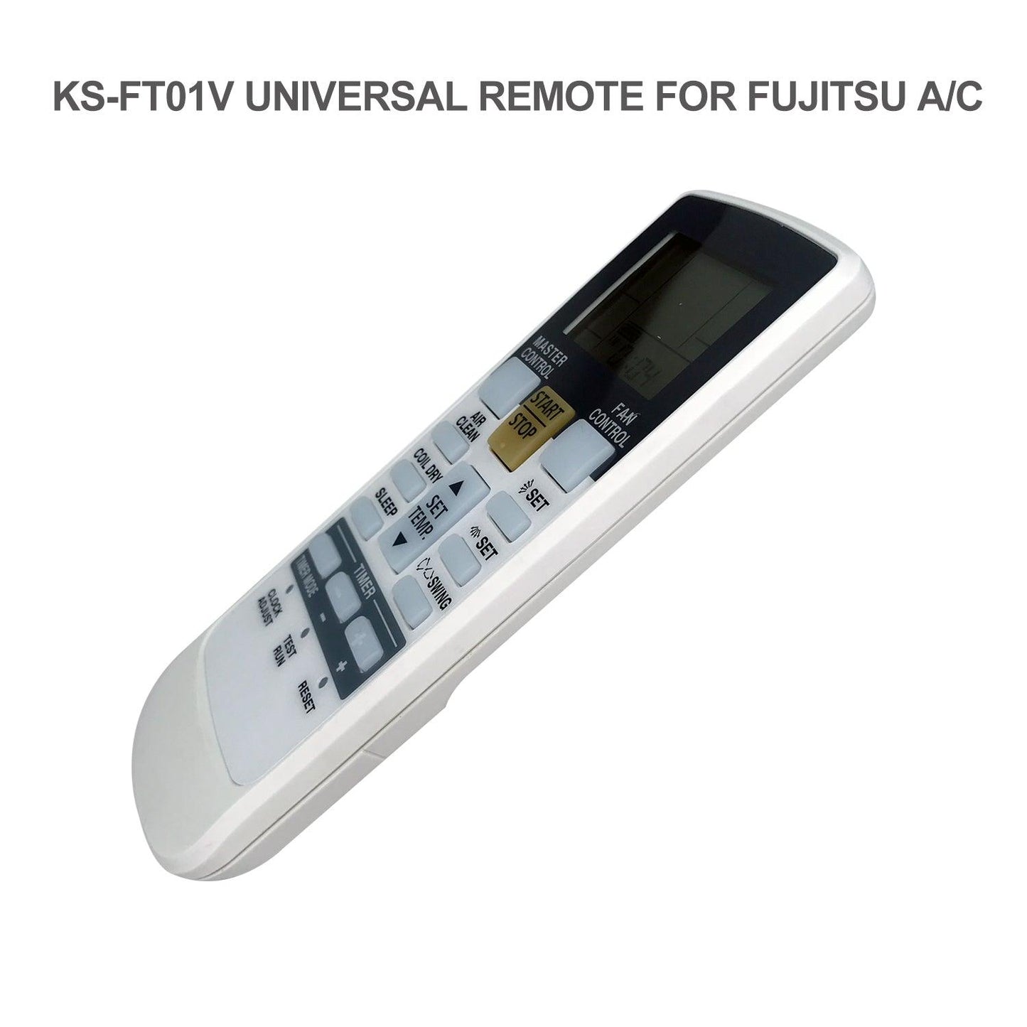 KS-FT01V Universal Remote Control Compatible With Fujitsu Air Conditioners, AC Remote Control with Same Functions as Original