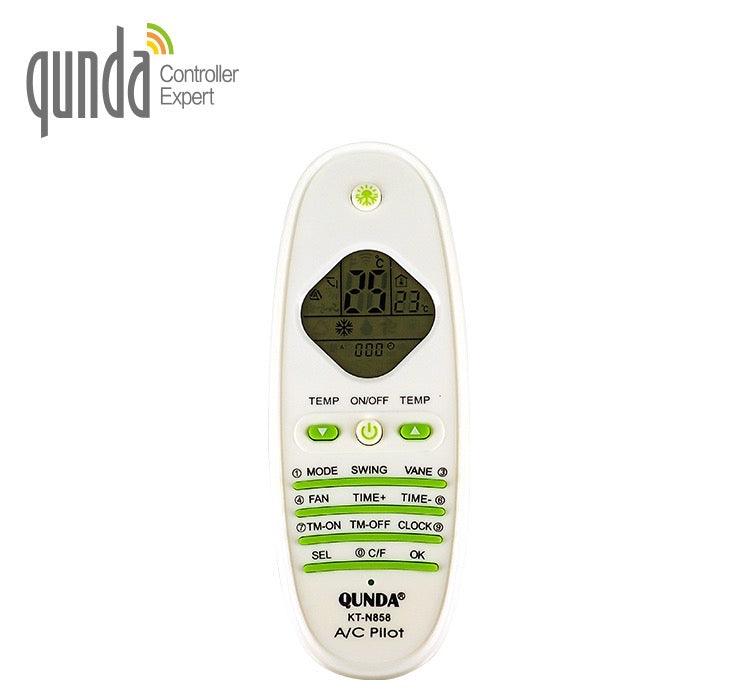 KT-N858 Universal Air Conditioner AC Remote Control 2000-In-1, For LG Mitsubishi Toshiba Hitachi Fujitsu Daewoo Sharp Samsung Electrolux Sanyo Aux Gree Carrier York Trane Haier Rowa