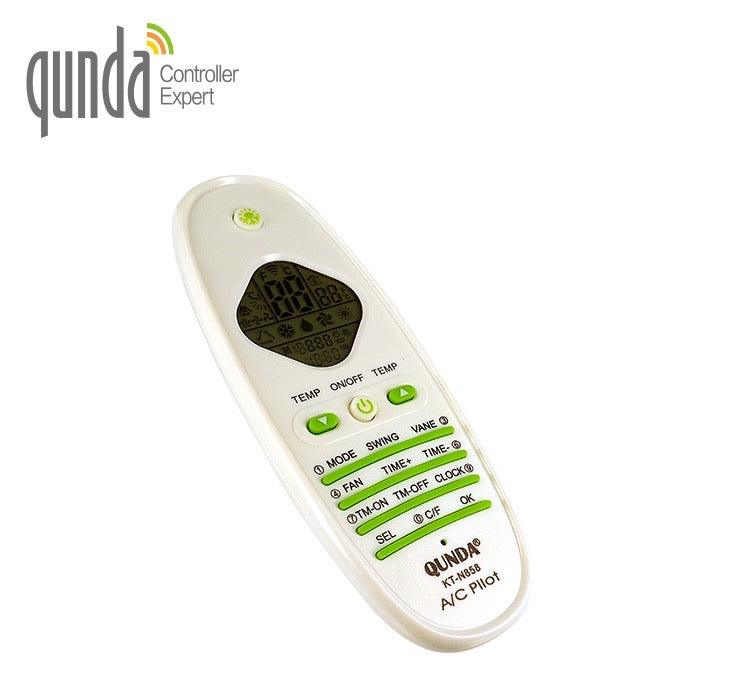 KT-N858 Universal Air Conditioner AC Remote Control 2000-In-1, For LG Mitsubishi Toshiba Hitachi Fujitsu Daewoo Sharp Samsung Electrolux Sanyo Aux Gree Carrier York Trane Haier Rowa