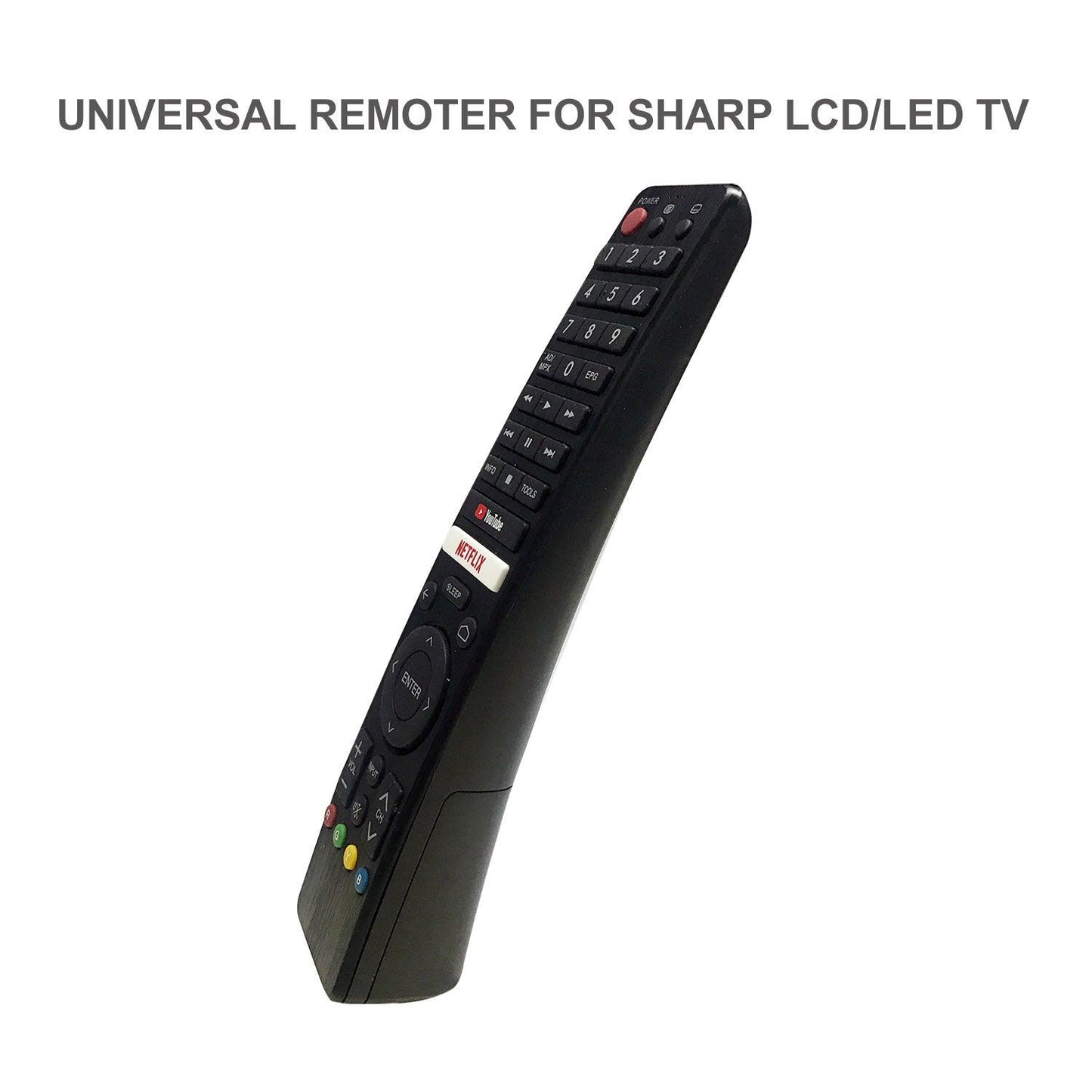 CRC326V Universal TV Remote Control For Sharp LC70/LC80, GA, GB Series and More