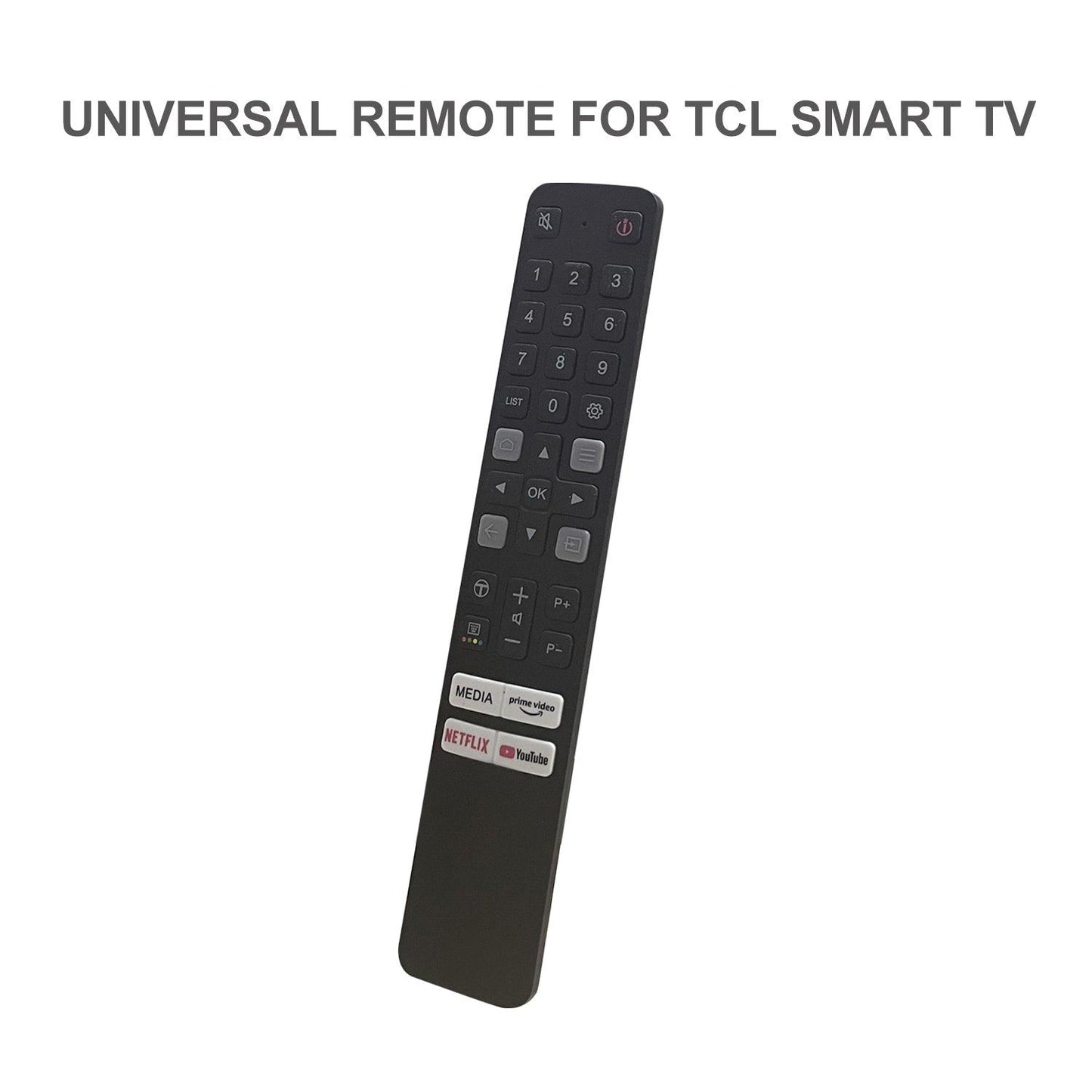 CRC901V Universal Remote Control For TCL TV, RC/RM/TA/LE/CT Series, RC2000 RC3000 RC3100 and More