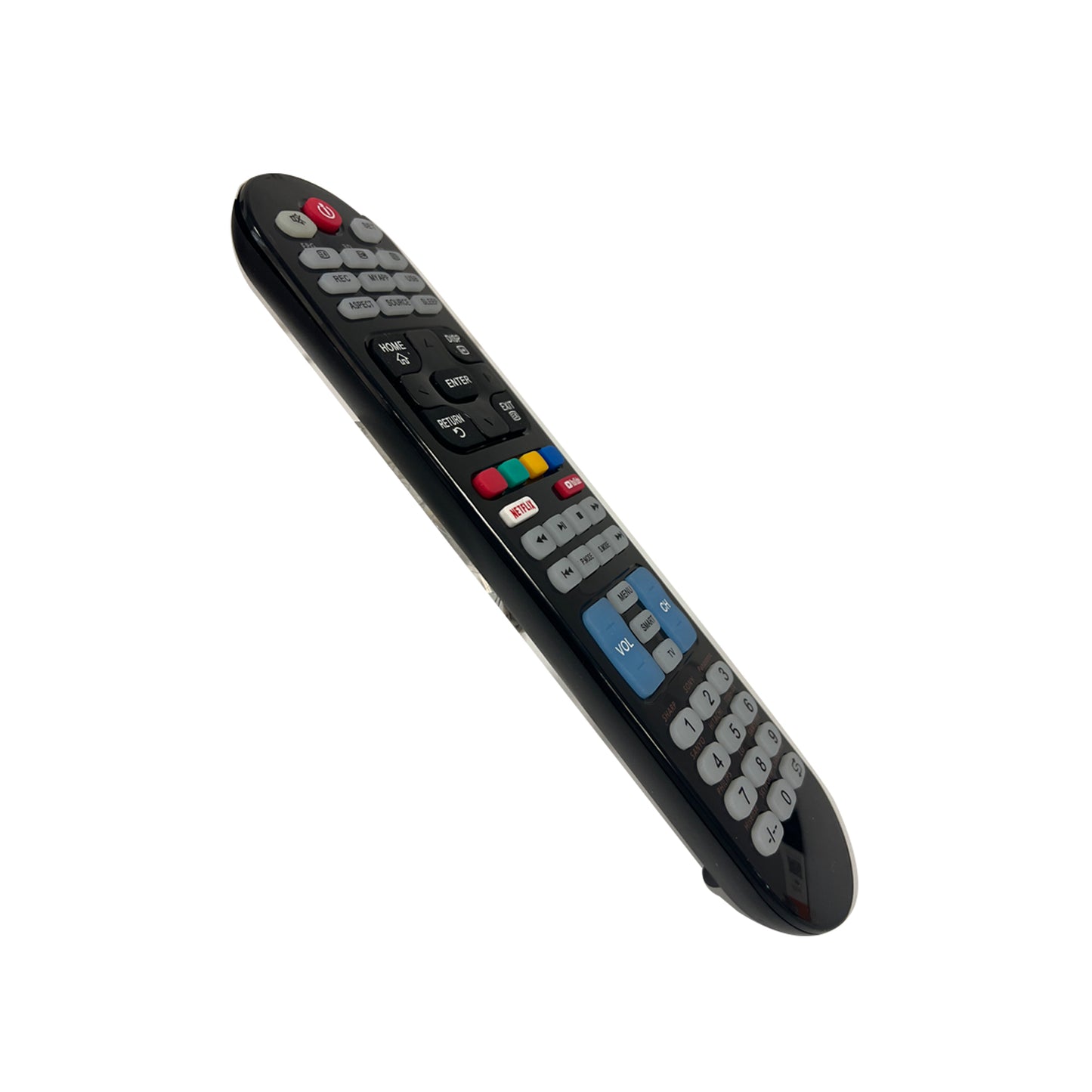 CRC1107V Universal TV Remote Control for LG, Samsung, Sony, Hisense, Panasonic, Philips, Sharp, Sanyo, Toshiba, Hitachi, TCL