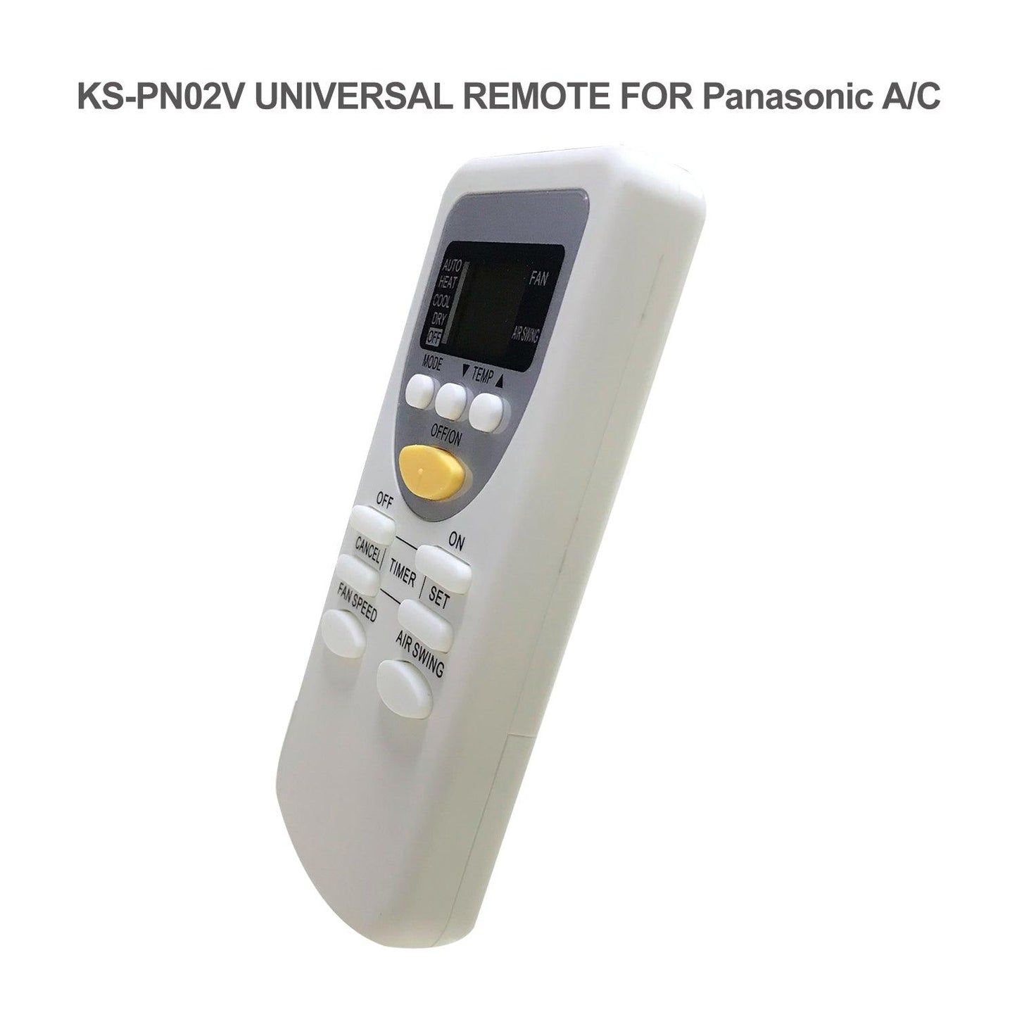 KS-PN02V Universal Remote Control Compatible With Panasonic Air Conditioner, AC Remote Control with Same Functions as Original