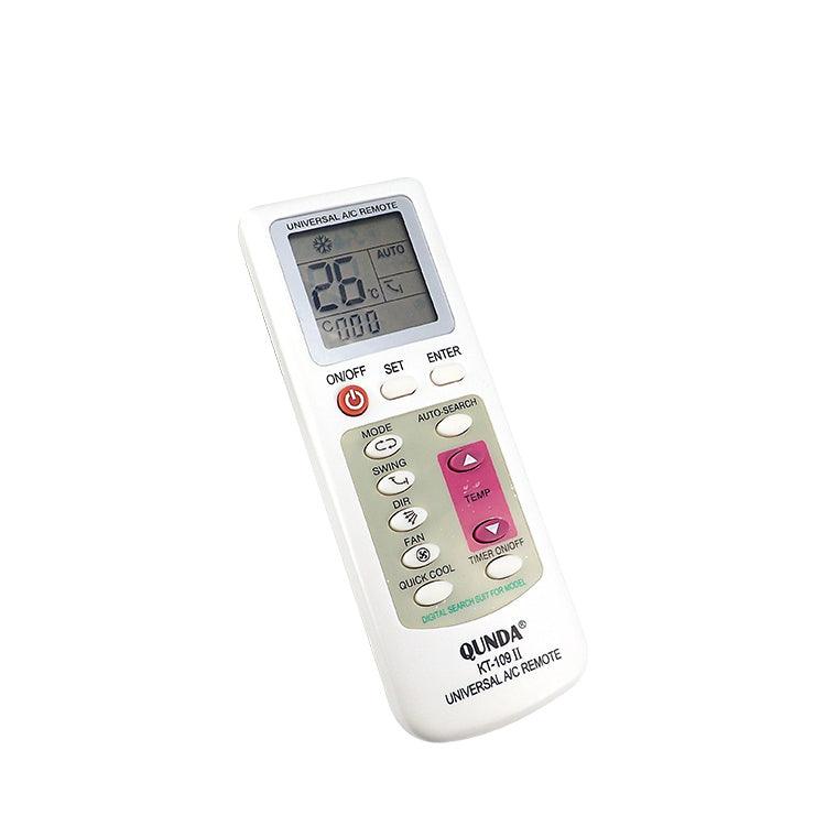 KT-109II Qunda Universal AC Remote Control For LG, Mitsubishi, Toshiba, Hitachi, Fujitsu, Daewoo, Sharp, Samsung, Electrolux, Sanyo, Aux, Gree, Haier