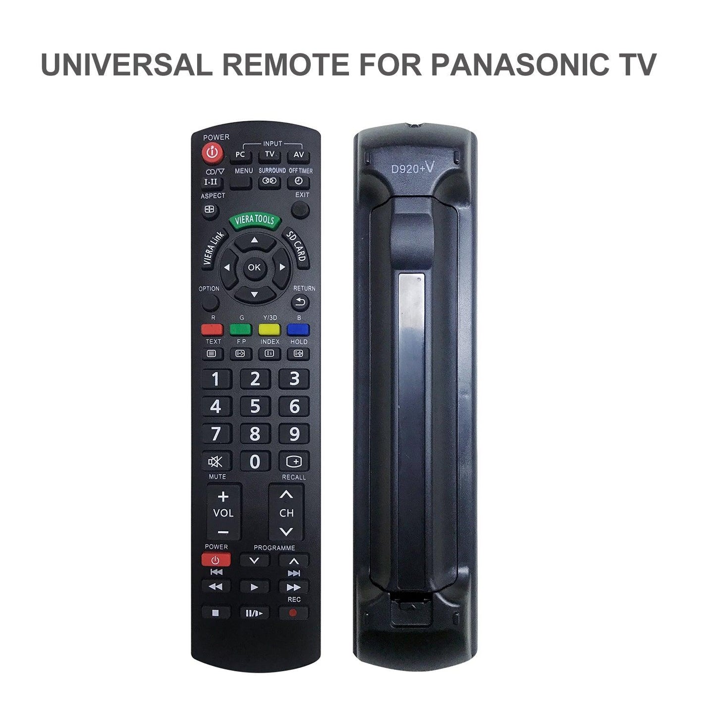 D920+V Universal TV Remote Control For Panasonic TVs