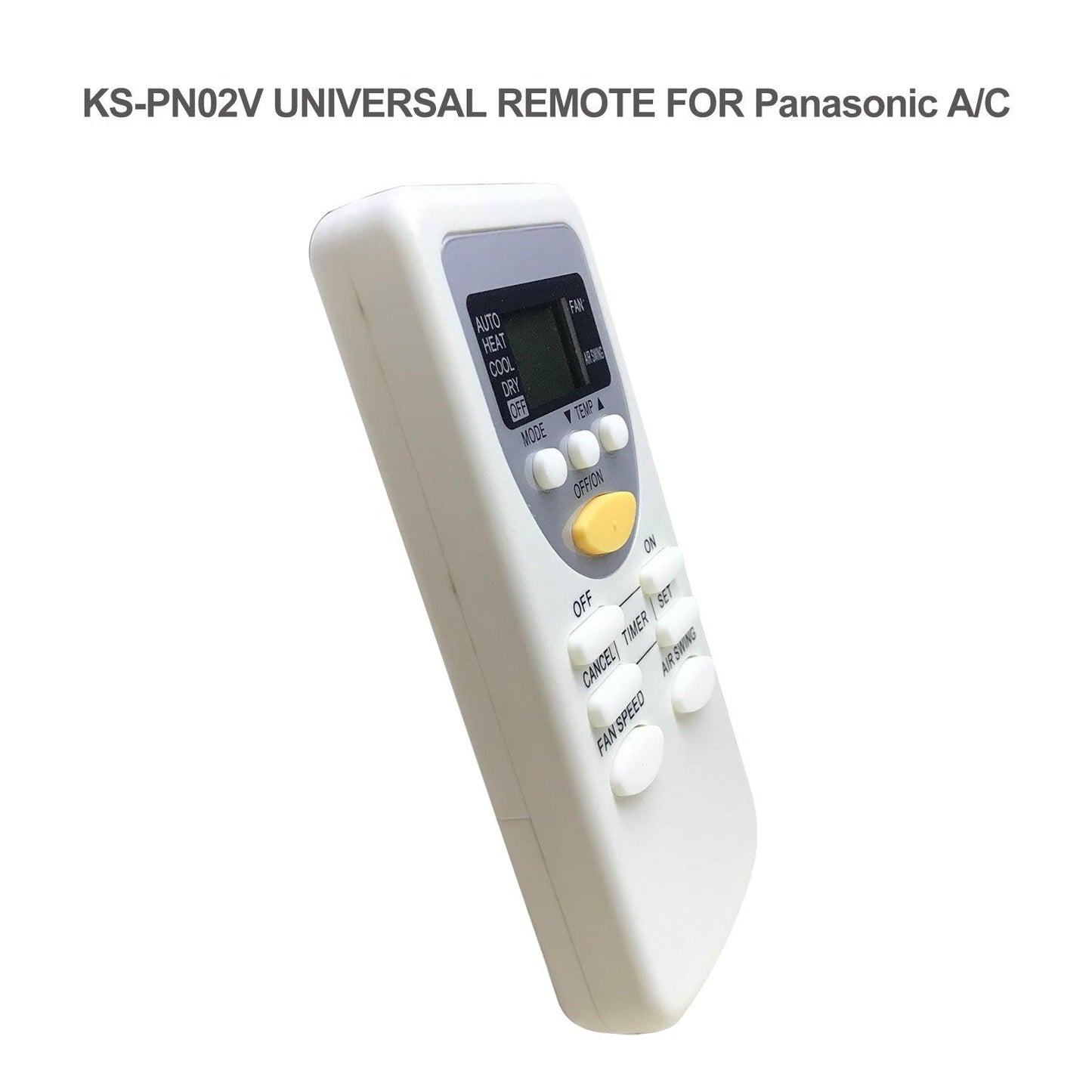 KS-PN02V Universal Remote Control Compatible With Panasonic Air Conditioner, AC Remote Control with Same Functions as Original