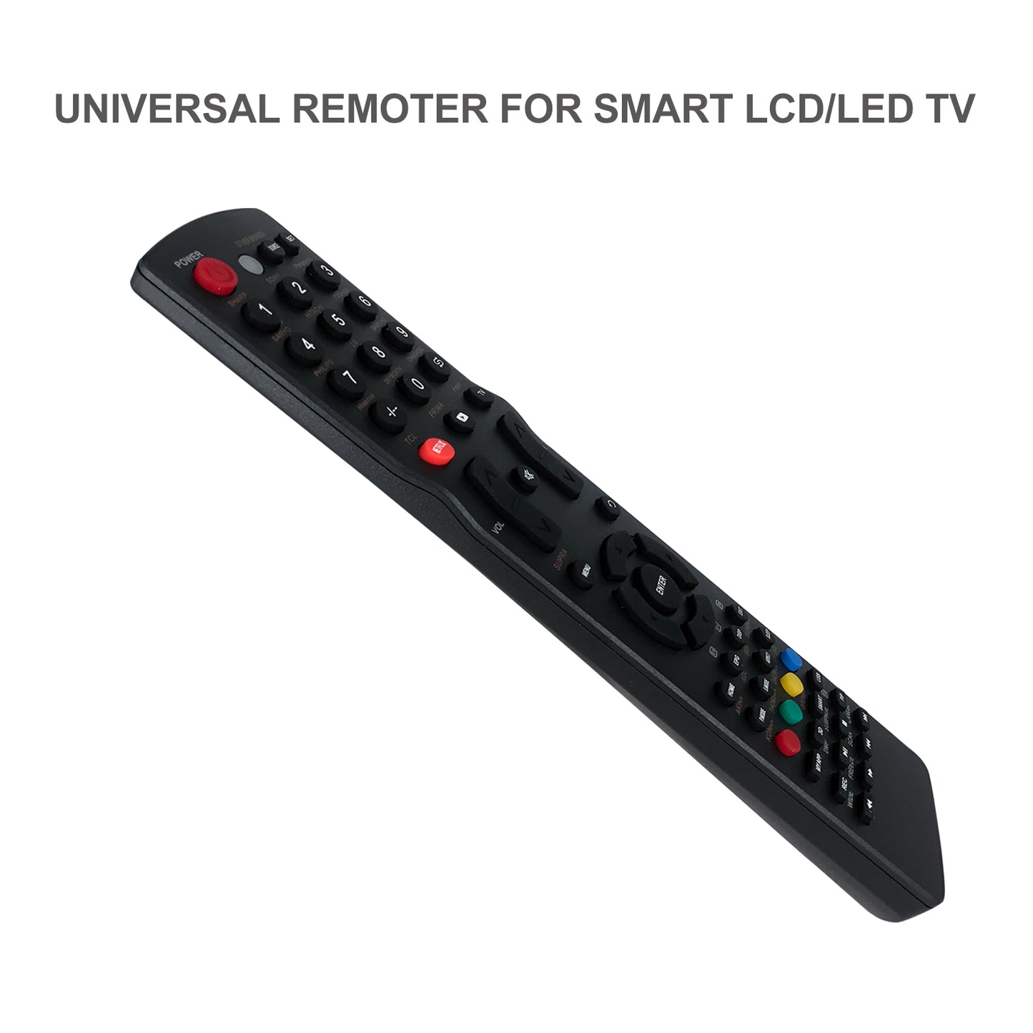 CRC1098V Universal TV Remote Control for LG, Samsung, Sony, Hisense, Panasonic, Philips, Sharp, Sanyo, Toshiba, Hitachi, TCL Smart TV and More