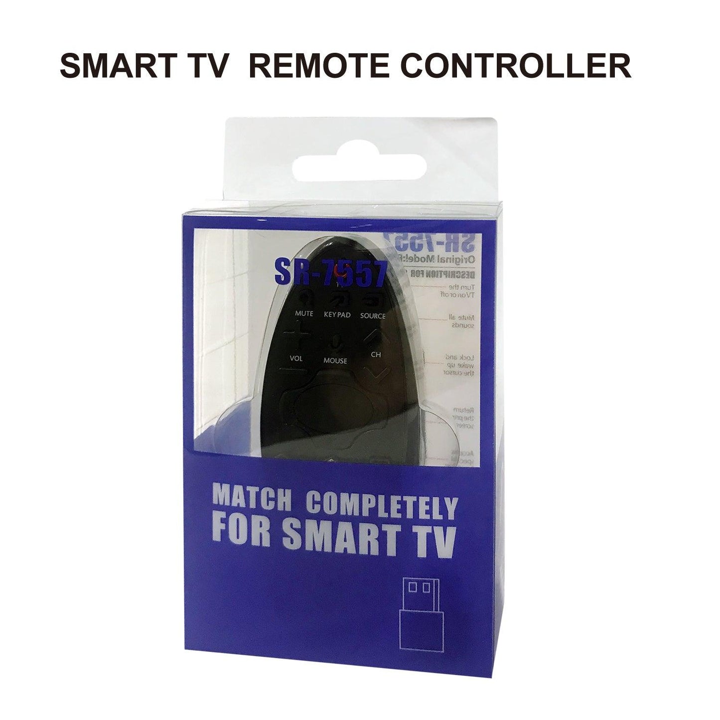 SR-7557 Remote Control For Samsung TV BN59-01182G/ 01185D/ 01184D/ 01181D, BN94-07469A/ 07557A and More