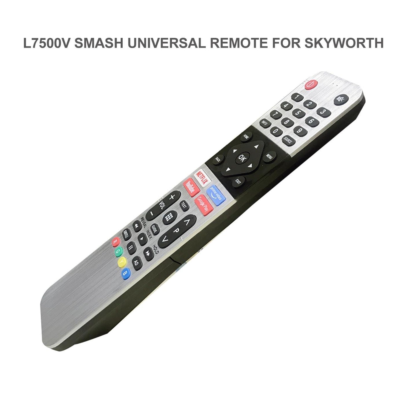 L7500V Universal TV Remote Control For Skyworth LCD LED HDTV 3D TVs, Works With Multiple Models