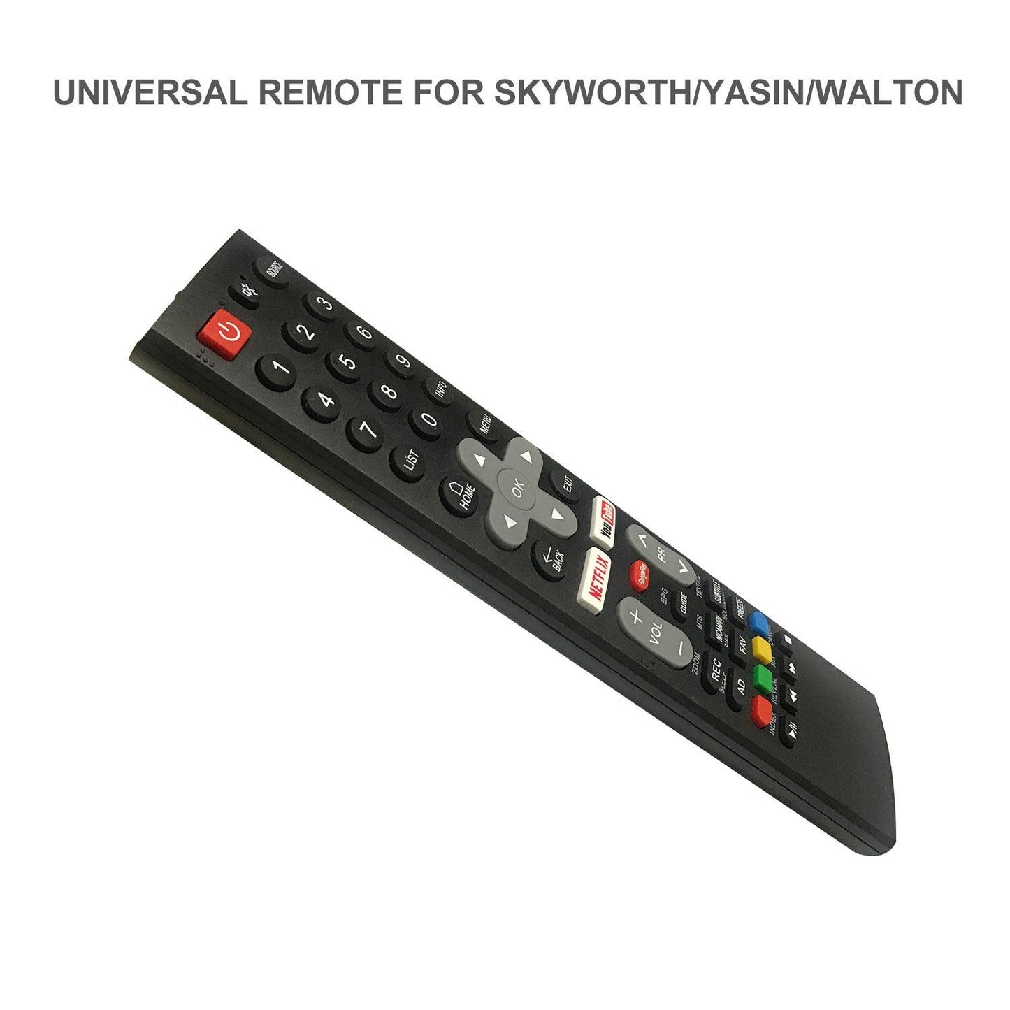 L1592V  Universal TV Remote Control Work with Skyworth Yasin Walton LCD LED HDTV 3D TVs