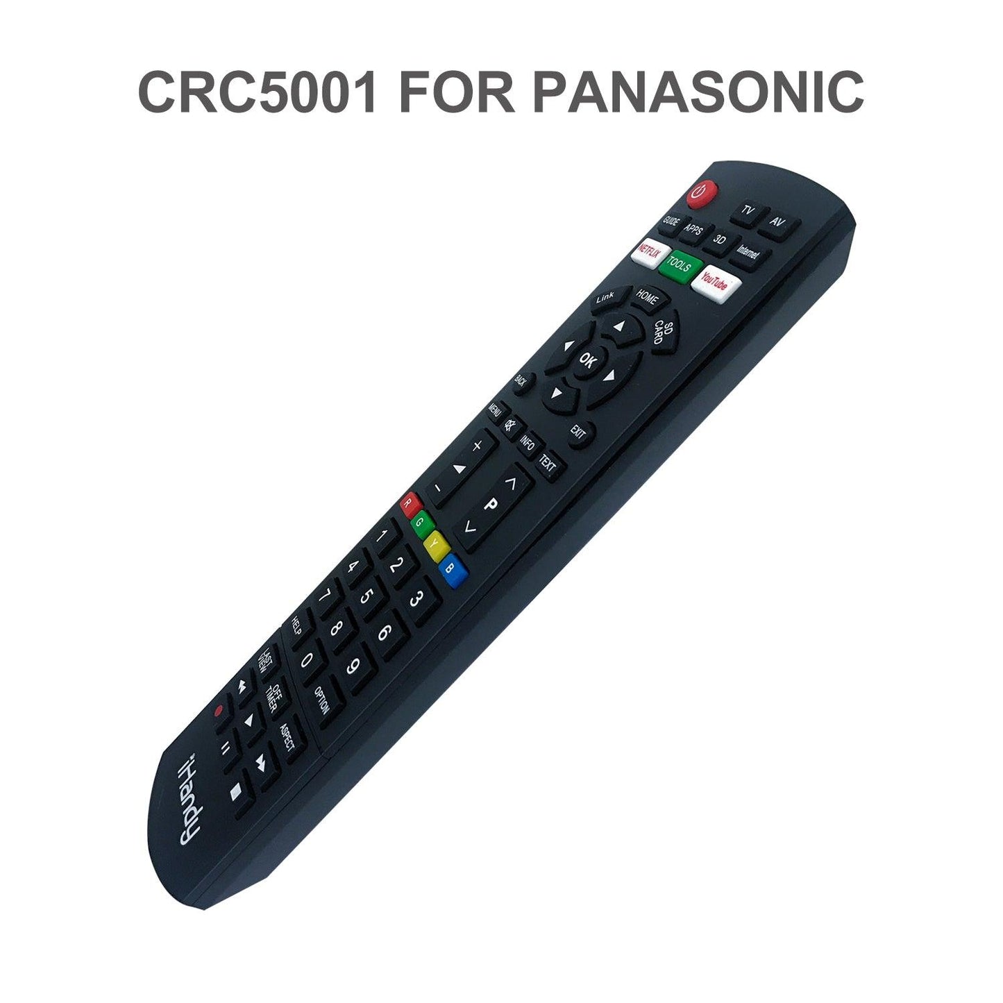 CRC5001 Universal TV Remote Control Work with Panasonic LCD LED HDTV 3D TVs