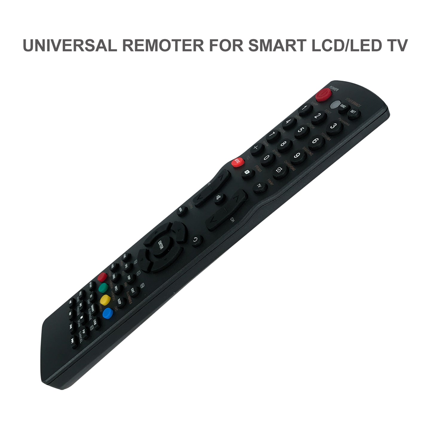 CRC1098V Universal TV Remote Control for LG, Samsung, Sony, Hisense, Panasonic, Philips, Sharp, Sanyo, Toshiba, Hitachi, TCL Smart TV and More