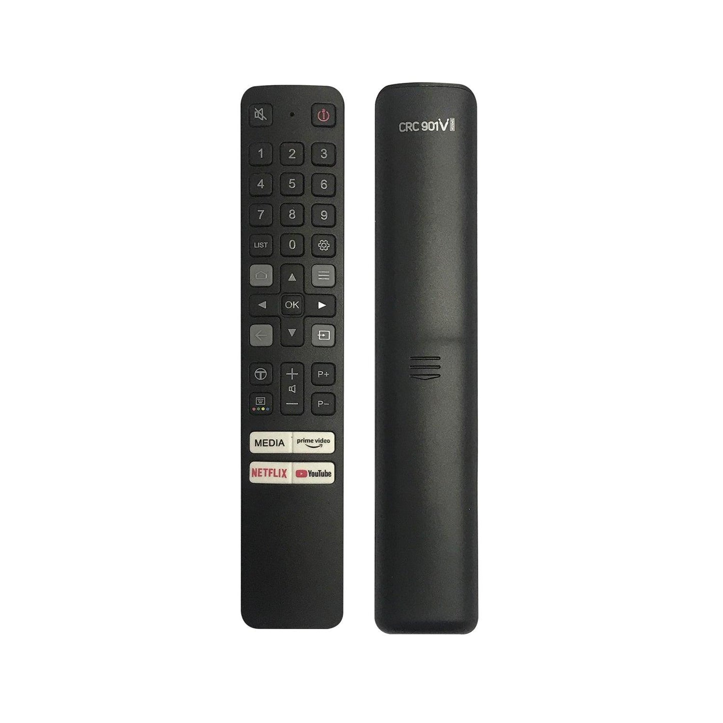 CRC901V Universal Remote Control For TCL TV, RC/RM/TA/LE/CT Series, RC2000 RC3000 RC3100 and More