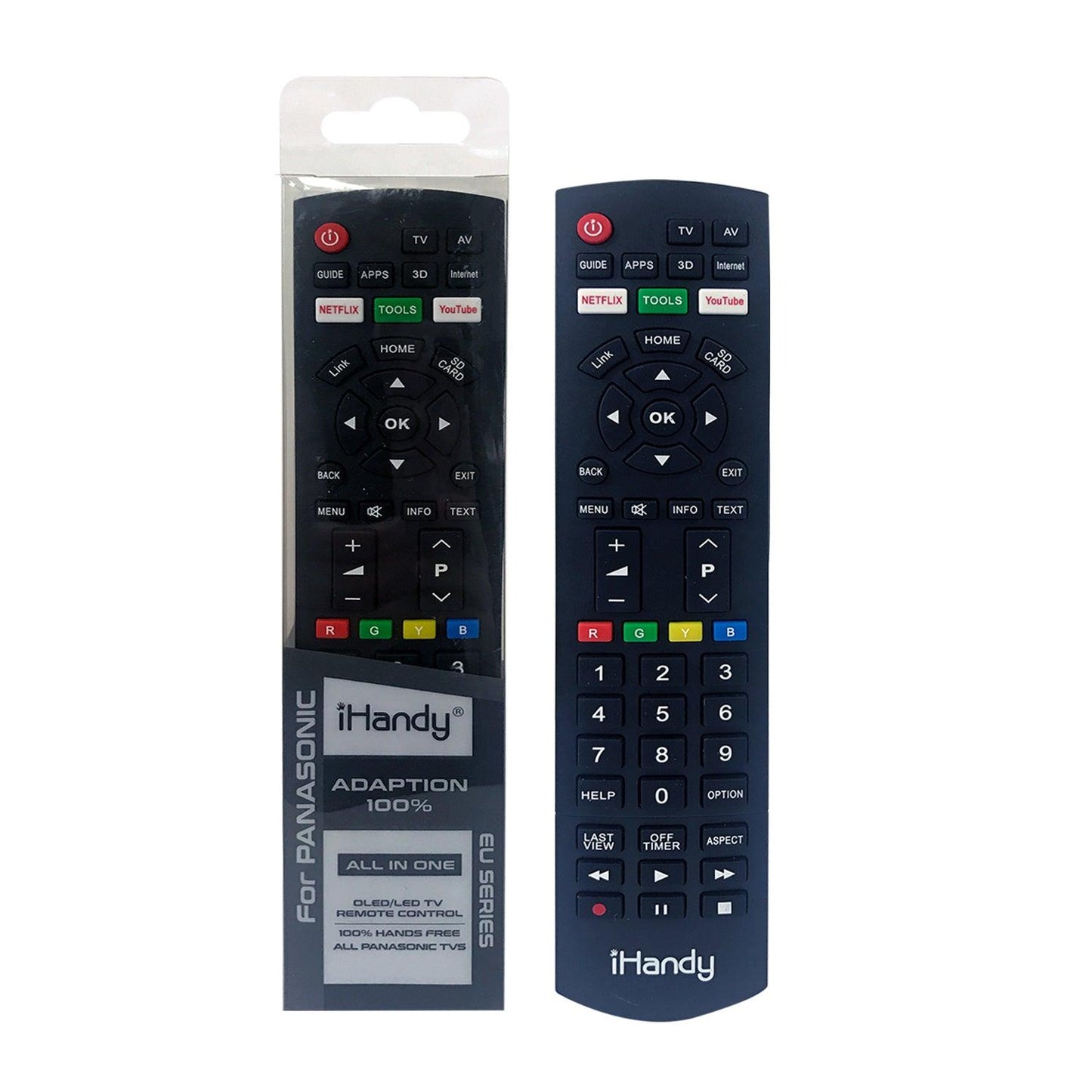 CRC5001 Universal TV Remote Control Work with Panasonic LCD LED HDTV 3D TVs