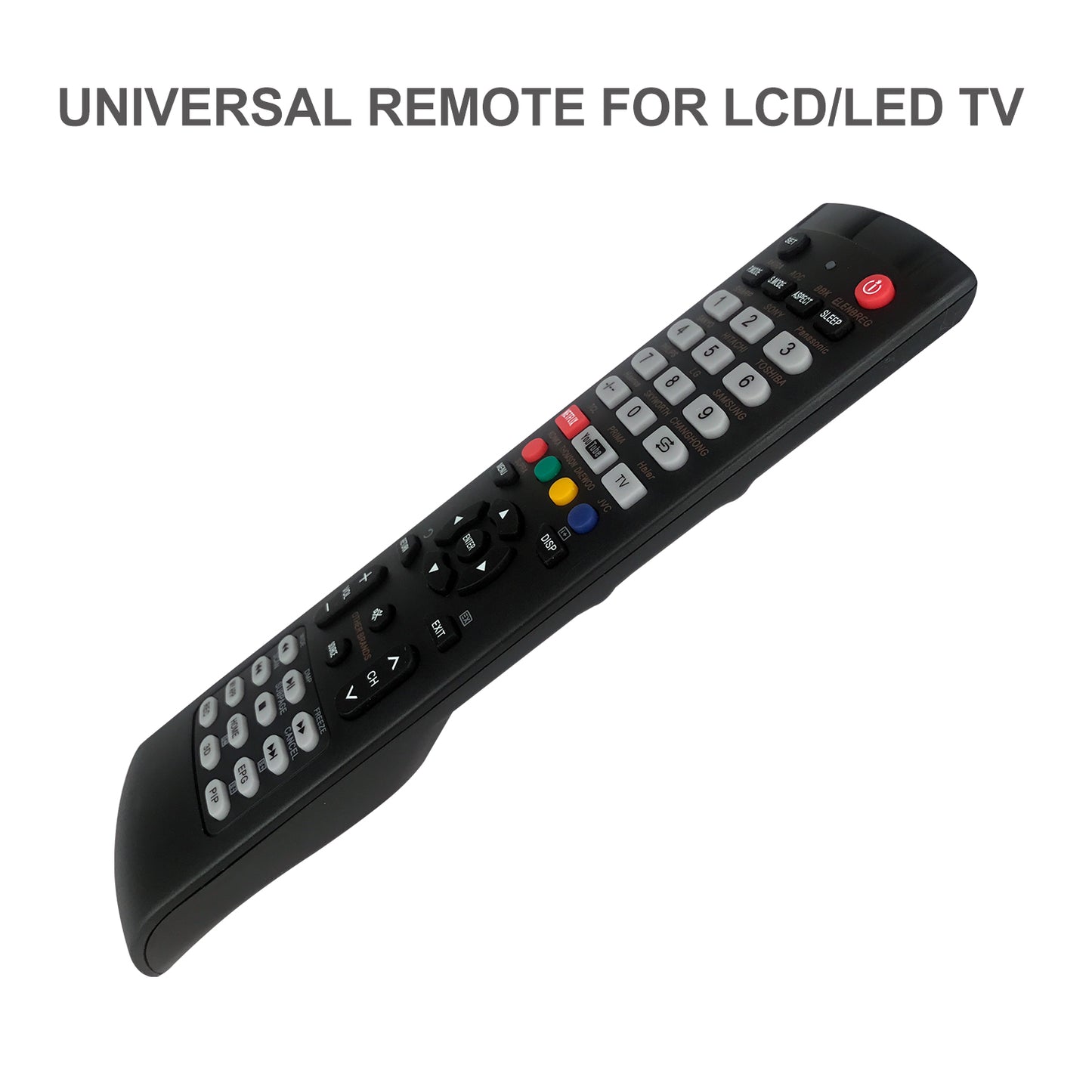 CRC1120V Universal TV Remote Control for LG, Samsung, Sony, Hisense, Panasonic, Philips, Sharp, Sanyo, Toshiba, Hitachi, TCL