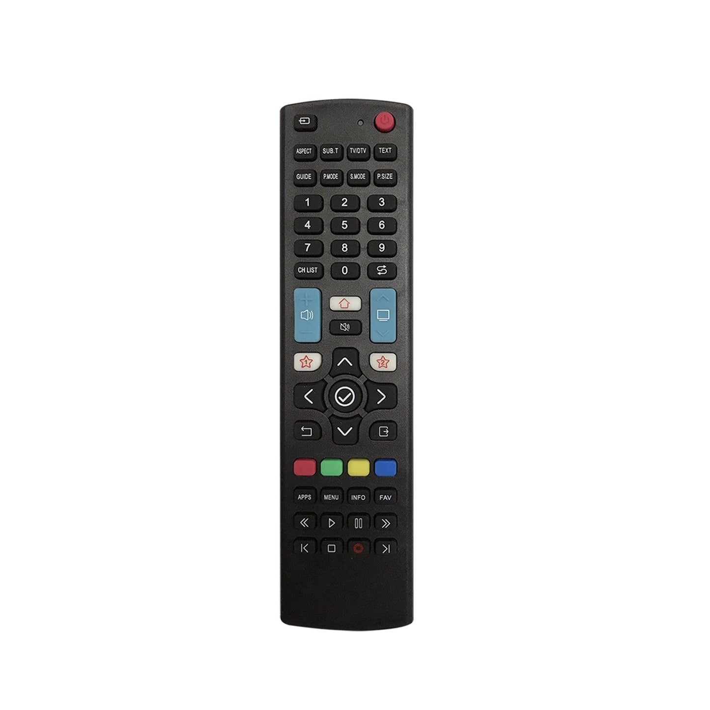 CRC2209V Universal TV Remote Control For LG, Samsung, Sony, Philips, Panasonic, Sharp, Toshiba, Hisense and Grundig