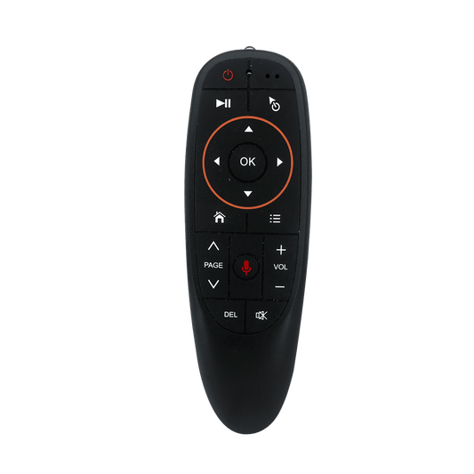 G10S Voice Remote Air Mouse Remote, 2.4G RF Wireless Remote Control with 3 Axis Gyroscope and IR Learning, Air Fly Mouse with Voice Input for Android TV Box/PC/Smart TV/HTPC/Projector and More