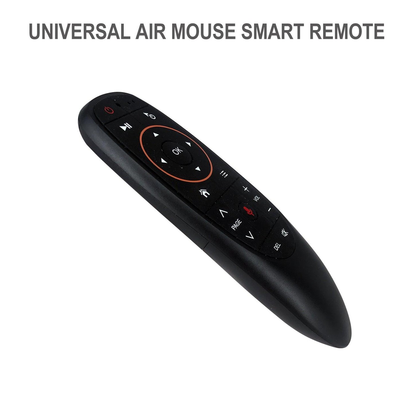 G10S Voice Remote Air Mouse Remote, 2.4G RF Wireless Remote Control with 3 Axis Gyroscope and IR Learning, Air Fly Mouse with Voice Input for Android TV Box/PC/Smart TV/HTPC/Projector and More