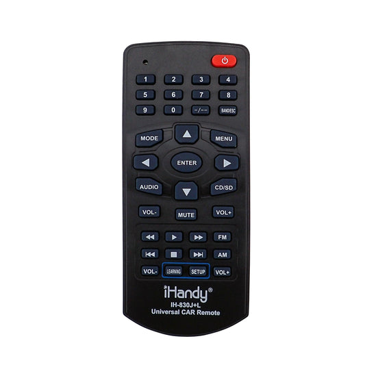 IH-RC-830J Remote Control For Media Player/ Vehicle CD & DVD Player, Works With Pionner JVC Sony Panasonic Toyota ALP, With IR Learning Function