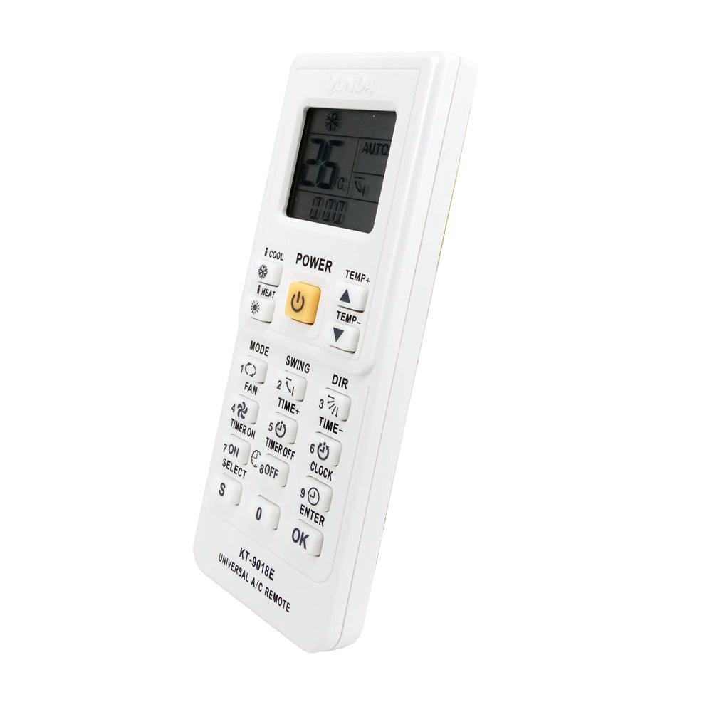 KT-9018E Universal Air Conditioner AC Remote Control Compatible With Mitsubishi Toshiba Hitachi Fujitsu Daewoo LG Sharp Samsung Electrolux Sanyo