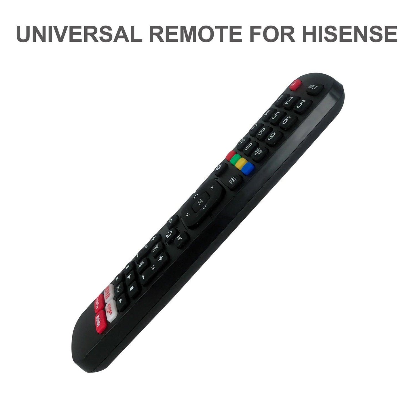 Universal TV Remote Control Works With Hisense Smart TV, HDTV, Hisense LC, H6D, H7D, H8C, H5D, H5C Series