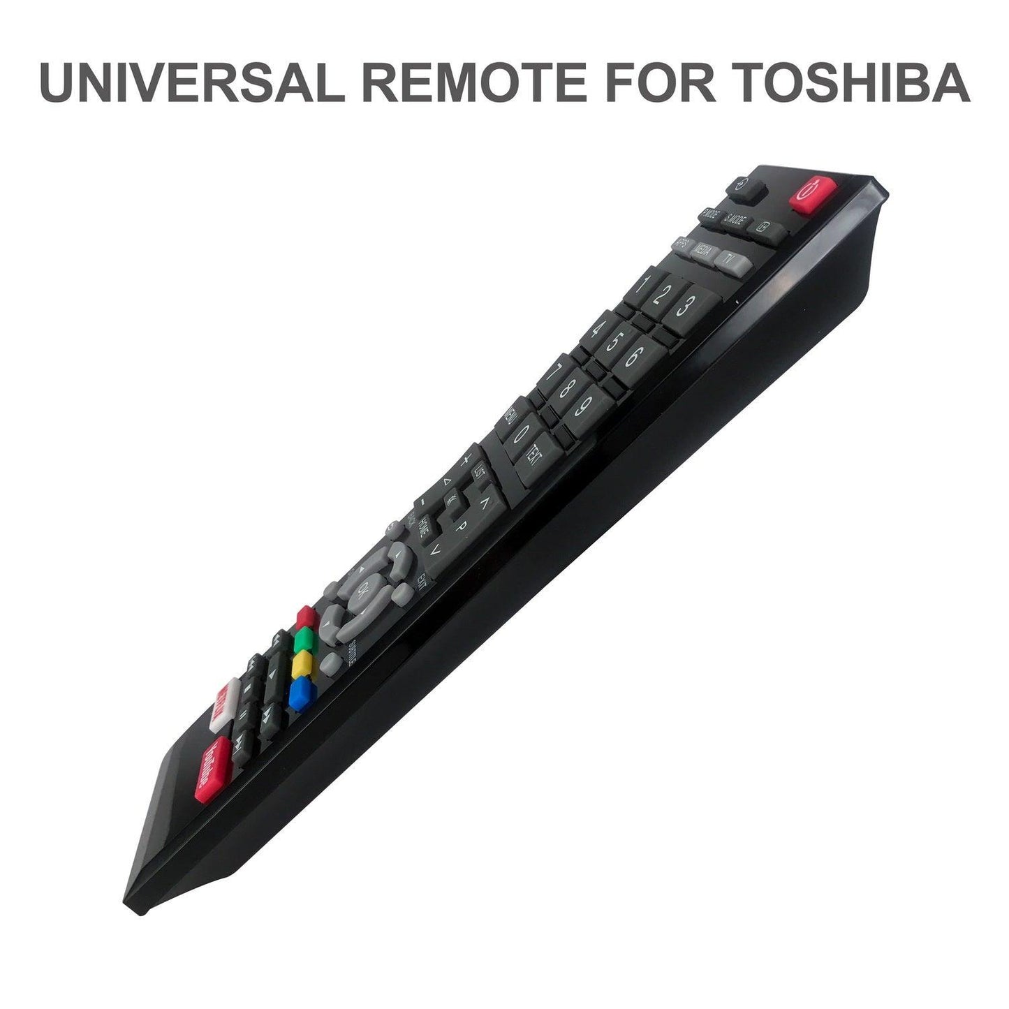 L1625V Universal TV Remote Control For Toshiba Smart TV, Works With Multiple Models, Auto Searching & Pairing