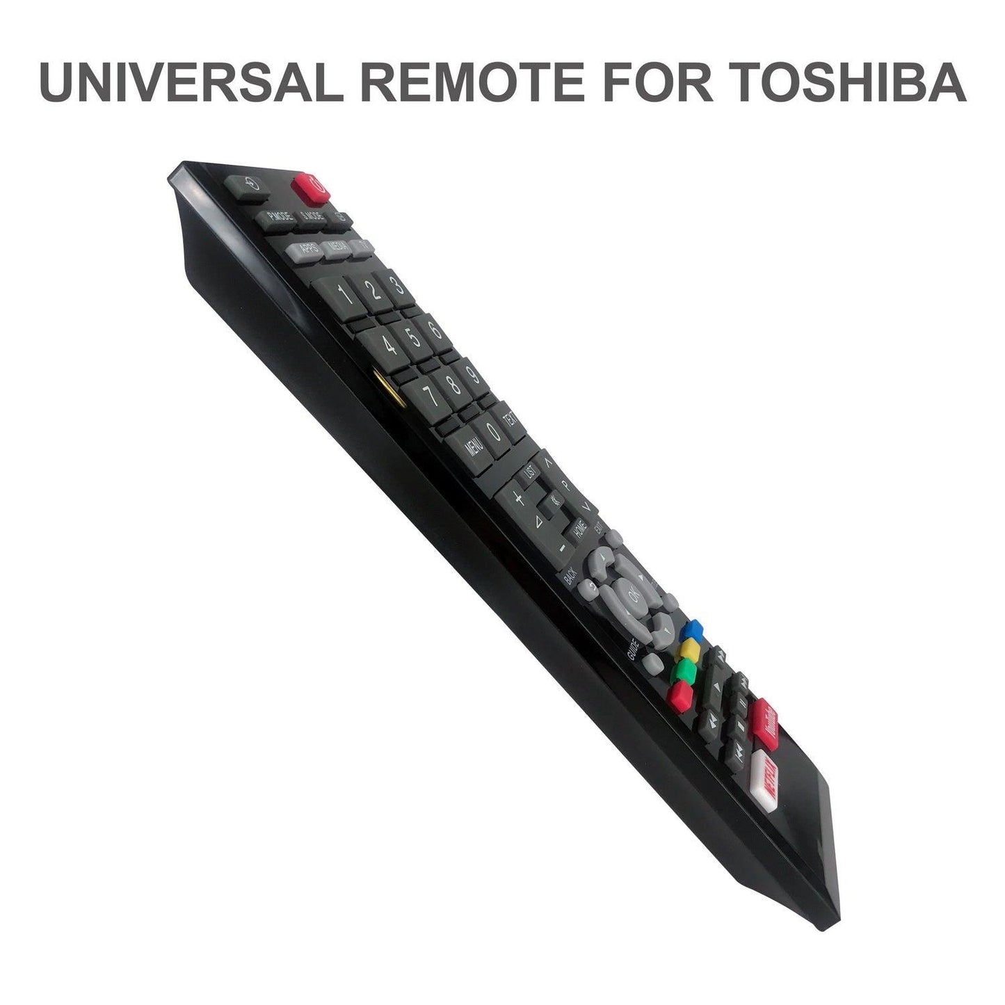 L1625V Universal TV Remote Control For Toshiba Smart TV, Works With Multiple Models, Auto Searching & Pairing