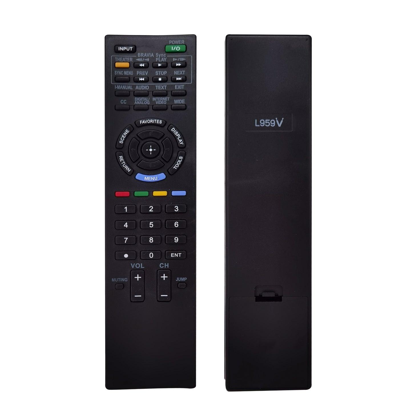 L959V Universal TV Remote Control Compatible Sony KDL Series TV HDTV, KDL 32/KDL40/KDL50, R380/R450 and More