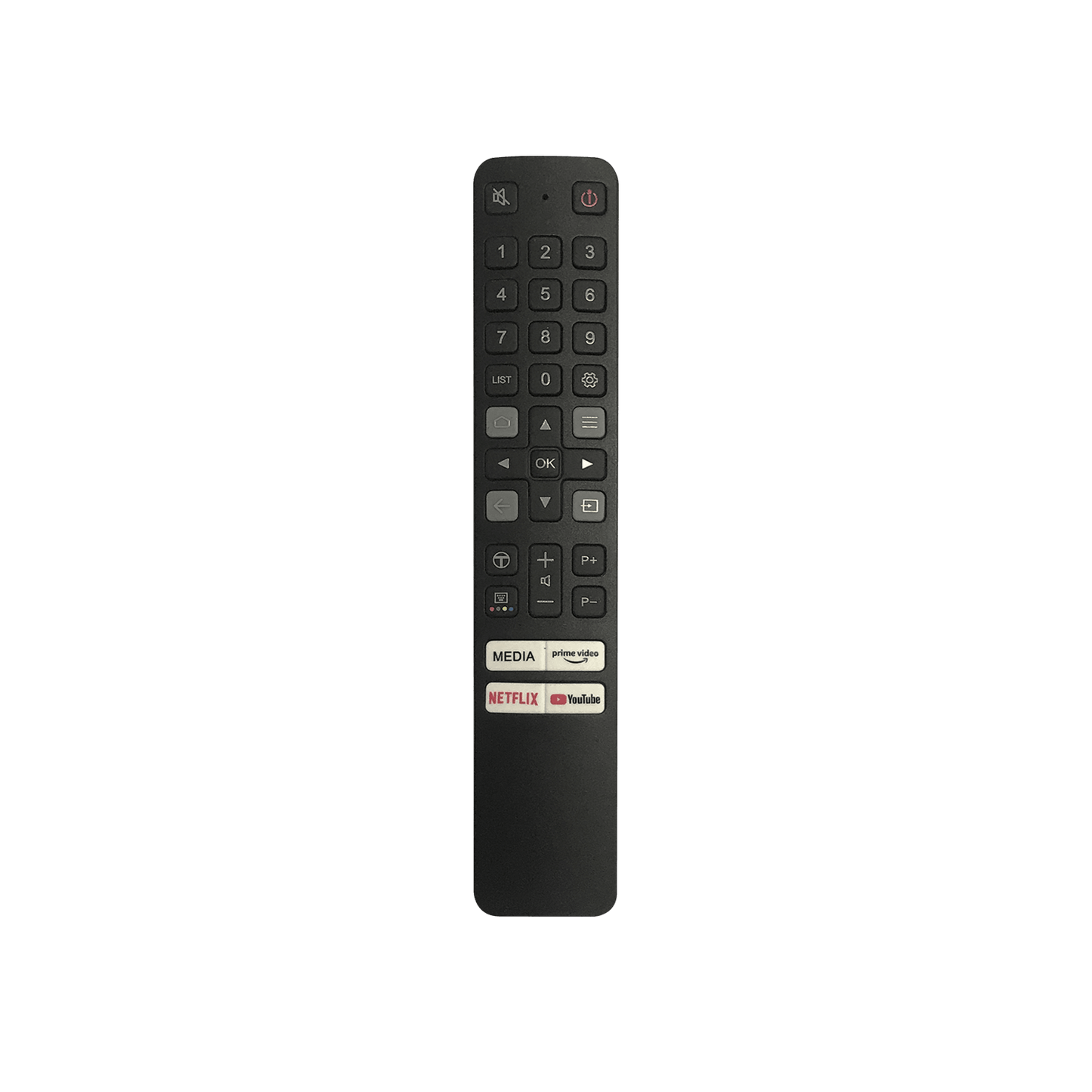 CRC901V Universal Remote Control For TCL TV, RC/RM/TA/LE/CT Series, RC2000 RC3000 RC3100 and More